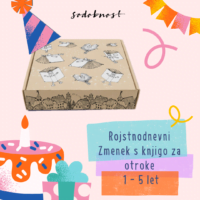 Rojstnodnevni zmenek s knjigo za otroke (1-5 let)