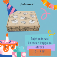 Rojstnodnevni zmenek s knjigo za otroke (6-9 let)