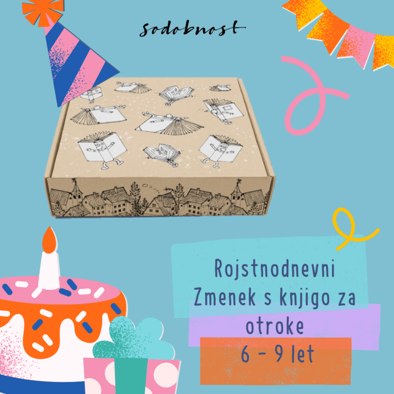 Rojstnodnevni zmenek s knjigo za otroke (6-9 let)