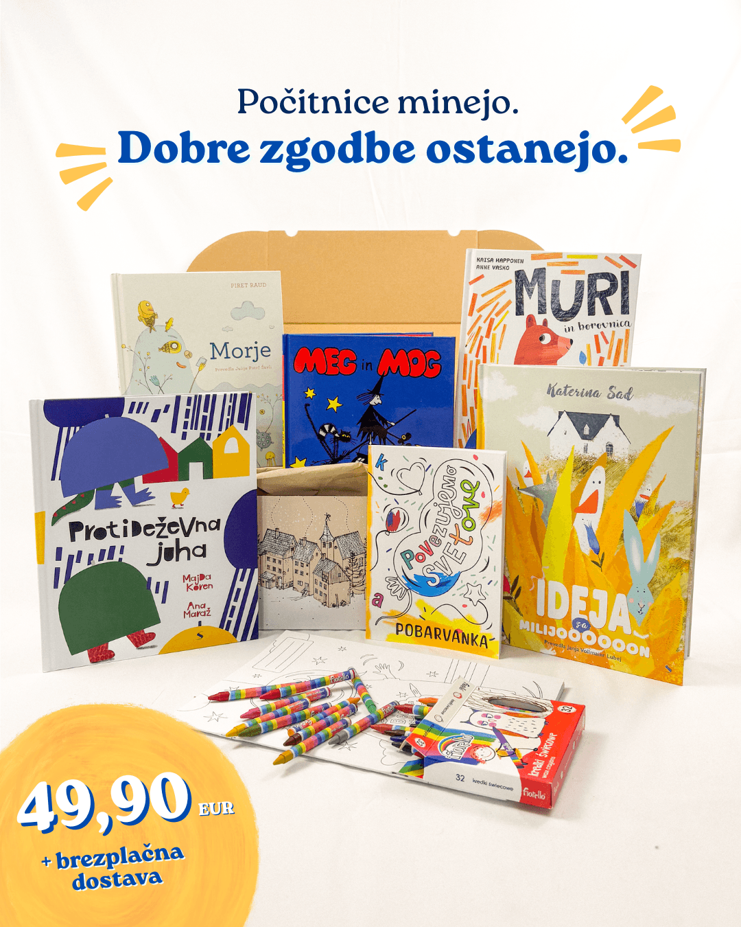 Počitniška škatla dobrih knjig: 1–5 let
